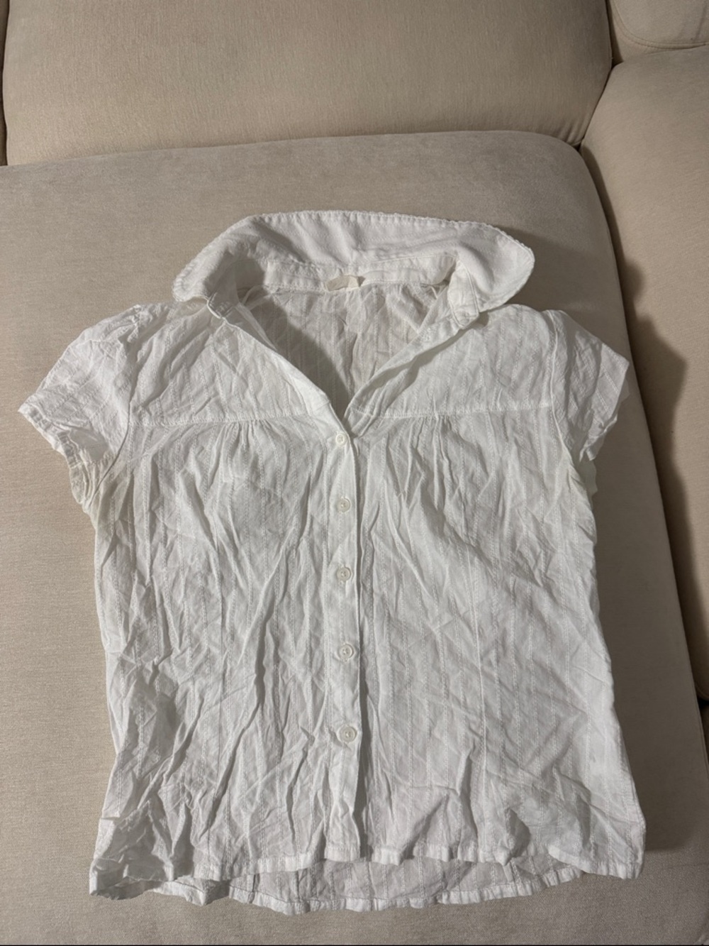 John Galt white blouse
